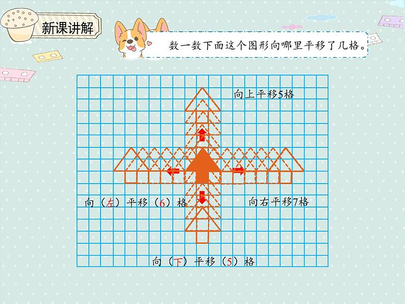 小学数学 人教版 四年级下册 7 图形的运动（二）7.3平移  课件第5页