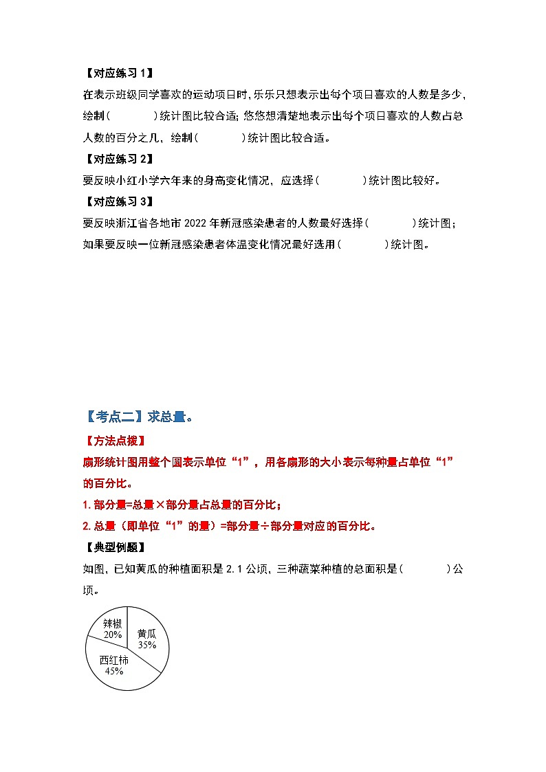 人教版2023-2024学年六年级数学上册第七单元扇形统计图（原卷版+答案解析）03