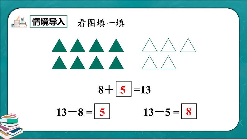 人教版数学一下2.4《十几减7、6》课件+教学设计+同步练习03