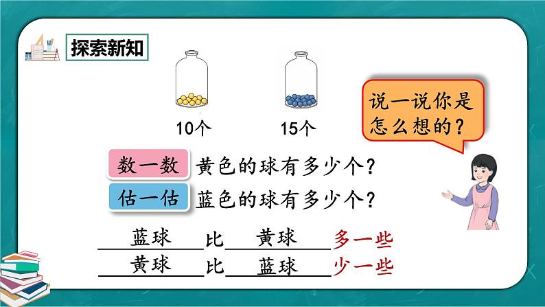 人教版数学一下4.6《多一些、少一些、多得多、少得多》课件+教学设计+同步练习05