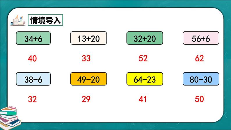 人教版数学一下6.7《两位数减一位数、整十数（退位减）》课件+教学设计+同步练习02