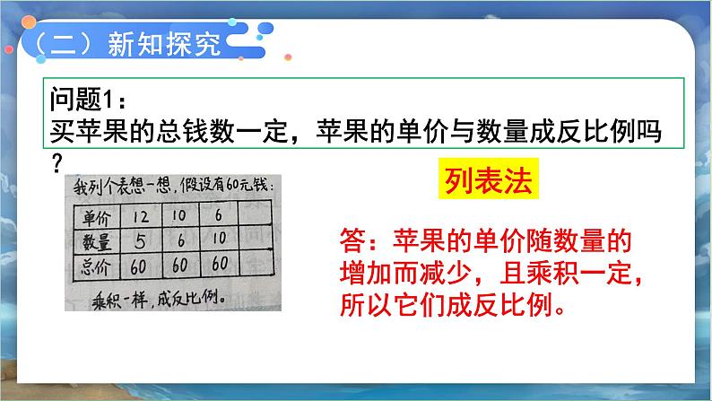 北师大版小学数学六年级下册 第四单位《反比例（试一试）》第6课时课件+教案05