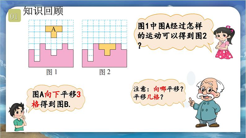 北师大版小学数学六年级下册 总复习 图形与几何 第4课时《图形的运动》课件+教案03