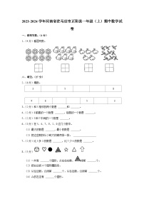 河南省驻马店市正阳县2023-2024学年一年级上学期期中数学试卷