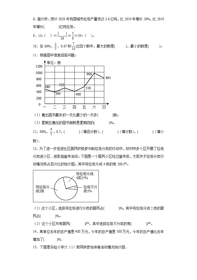 2023-2024学年第六七单元月考综合测试（月考）六年级上册数学（人教版）第2页
