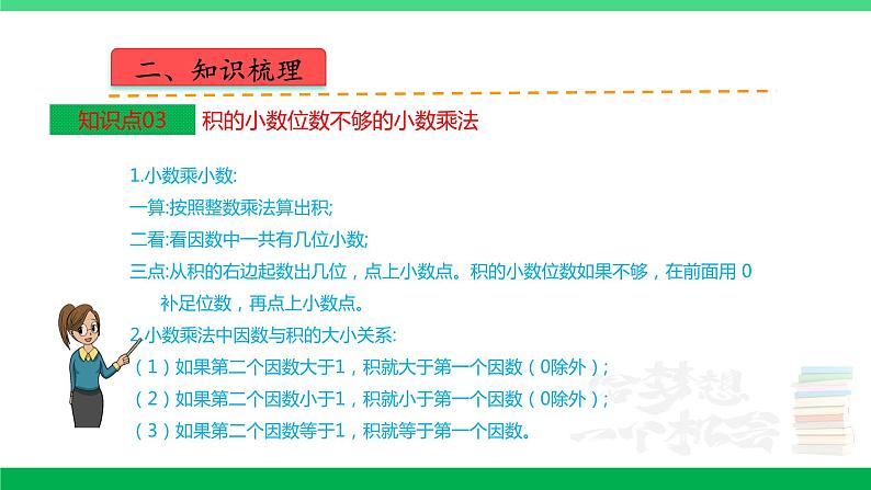 人教版2023-2024学年五年级上册数学 第一单元  小数乘法（课件）-（复习课件）单元速记·巧练第5页