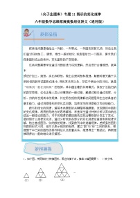 （尖子生题库）专题11图形的变化规律-六年级数学思维拓展培优讲义（通用版）