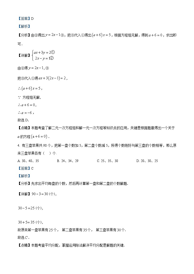 2022~2023学年上海市闵行区上师初级中学六年级下学期期中数学试题（五四制）02