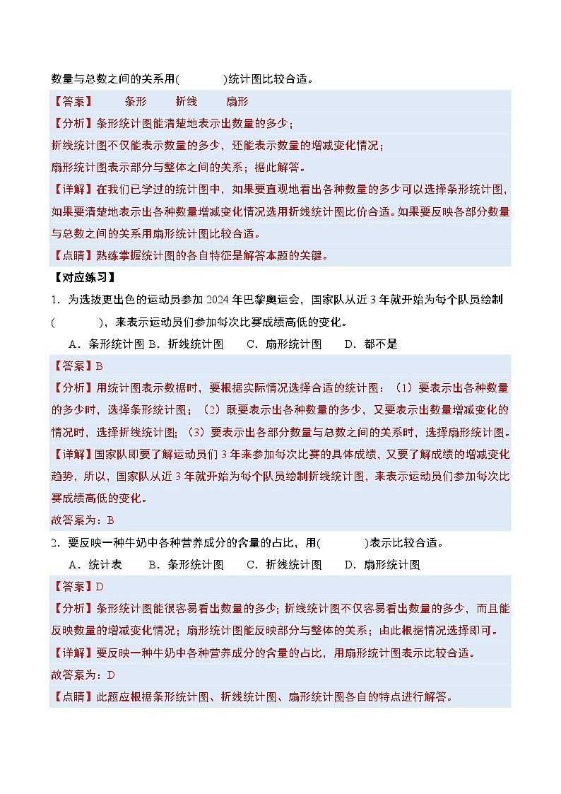 期末复习专题四：统计与广角—扇形统计图和数形规律探究【两大篇目】-2023-2024学年六年级数学上册典型例题系列（原卷版+解析版）人教版03