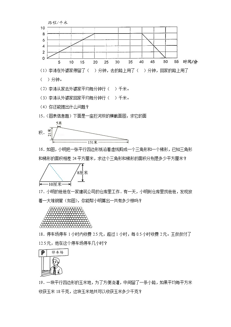 （期末典型真题）解决问题-江苏省南通市2023-2024学年五年级上册数学期末真题精选（苏教版）第3页