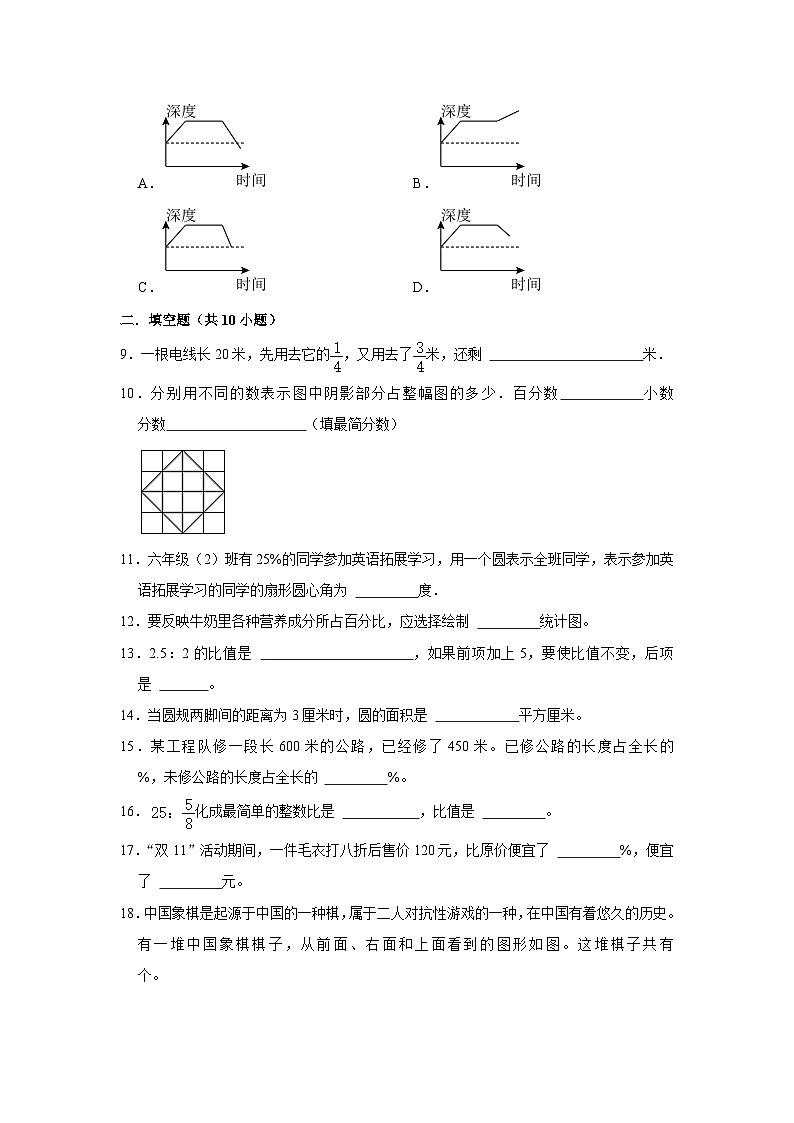 寒假作业（八）（作业）北师大版六年级上册数学第2页