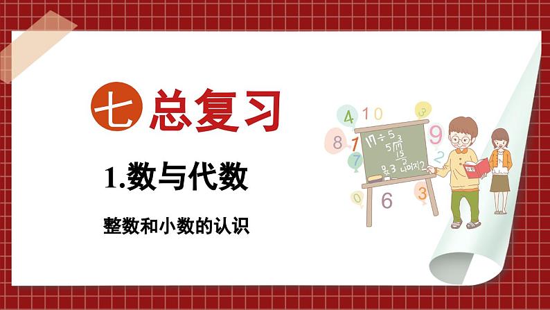 总复习 数与代数 整数和小数的认识（课件）苏教版六年级年级下册数学01