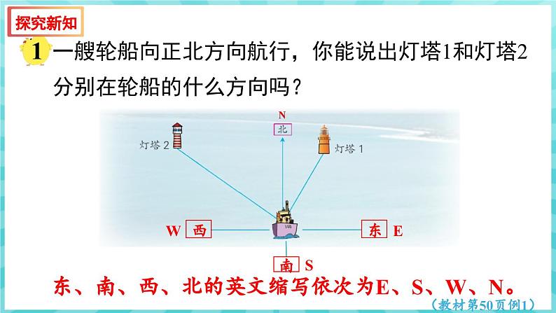 5.1 用方向和距离描述物体的位置（课件）苏教版六年级年级下册数学04