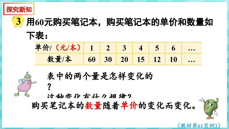 6.3 反比例的意义（课件）苏教版六年级年级下册数学第4页