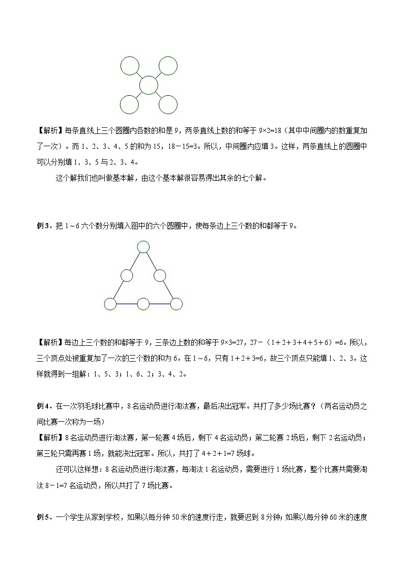 四年级奥数——数学开放题（剖析版）第2页