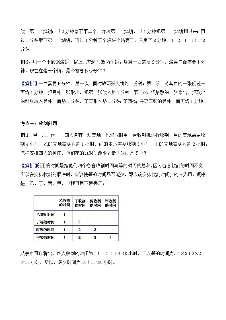 四年级奥数——最优化问题（剖析版）第3页