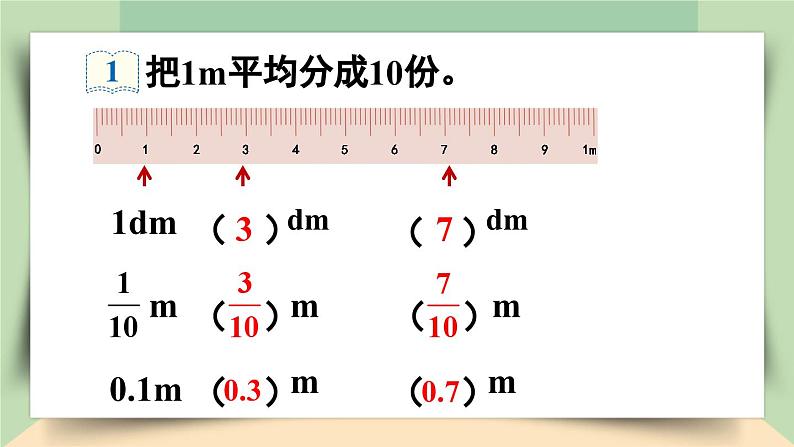 【核心素养】人教版小学数学四年级下册4.1   小数的意义     课件+教案+导学案(含教学反思)05