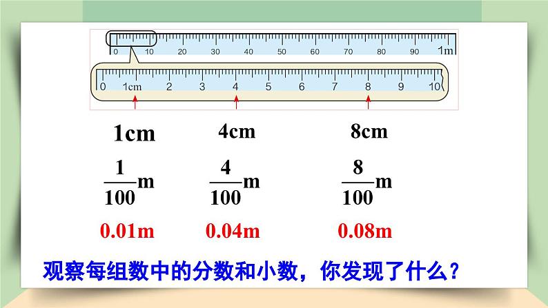 【核心素养】人教版小学数学四年级下册4.1   小数的意义     课件+教案+导学案(含教学反思)08