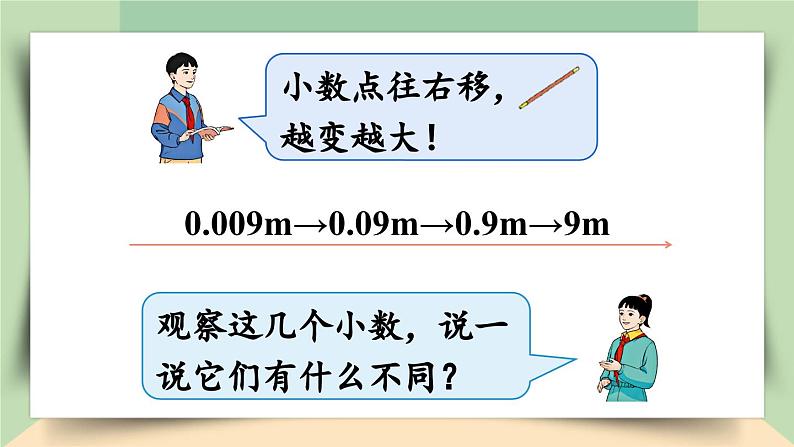 【核心素养】人教版小学数学四年级下册  4.7  小数点移动引起小数大小变化的规律（1）      课件第5页