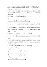 2022年安徽省芜湖市镜湖区安徽师大附中小升初数学试卷