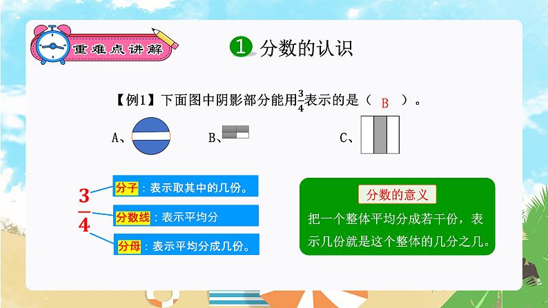 【期末复习课件】人教版 2023-2024学年三年级上册 数学期末核心复习 专题04：分数的初步认识、数学广角：集合（复习课件）04