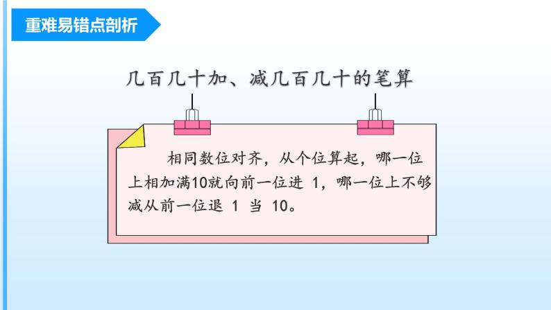 【期末复习课件】人教版 2023-2024学年三年级上册 数学期末核心复习 第二单元《万以内的加法和减法（一）》-课件07