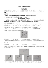 山东省泰安市新泰市2022-2023学年六年级下学期期末数学试题 (1)