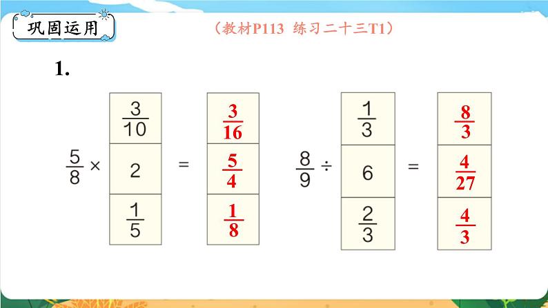 人教版六年级数学上册第九单元《总复习》（课件）第7页