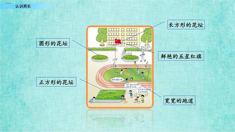 西师大版数学三年级上册课件教学第七单元周长7.1认识周长03