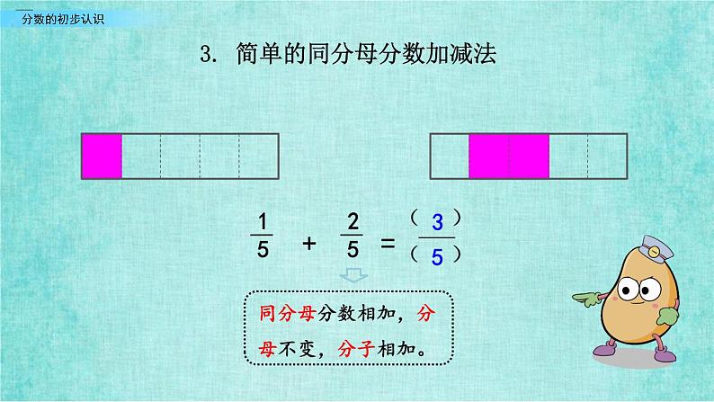 西师大版数学三年级上册课件教学第九单元总复习9.1分数的初步认识第7页