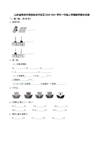 山东省菏泽市菏泽经济开发区2020-2021学年一年级上学期数学期末试卷