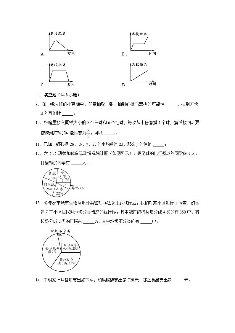 苏教版小学数学六年级下册（高频考点）新初一分班考专题9-统计与概率（专项突破）第3页