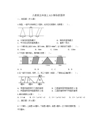 小学数学人教版五年级上册梯形的面积精练