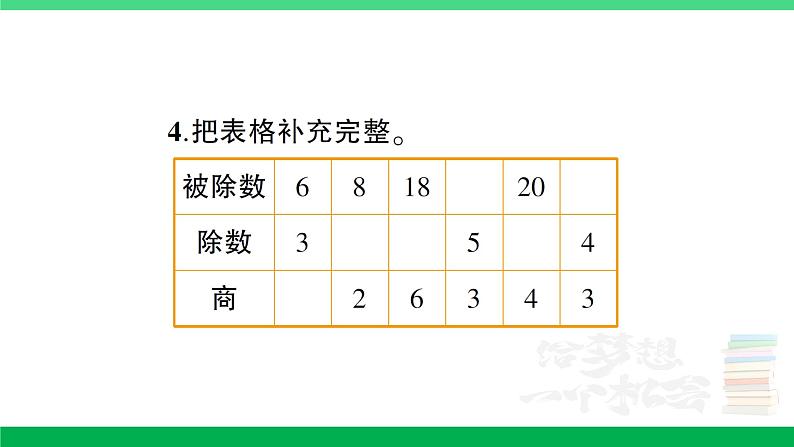 人教版二年级数学下册 第2单元复习卡（PPT讲解课件+练习）05