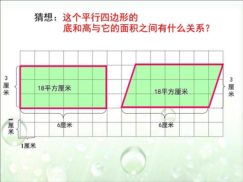 北师大版五年级上册 平行四边形的面积 课件第3页