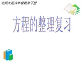 方程的整理復(fù)習(xí)課件----北師大版六年級(jí)數(shù)學(xué)下冊(cè)