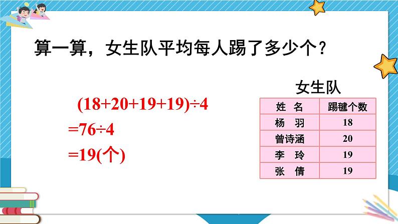 8  第2课时 平均数（2） 人教版4数下[课件+教案]07