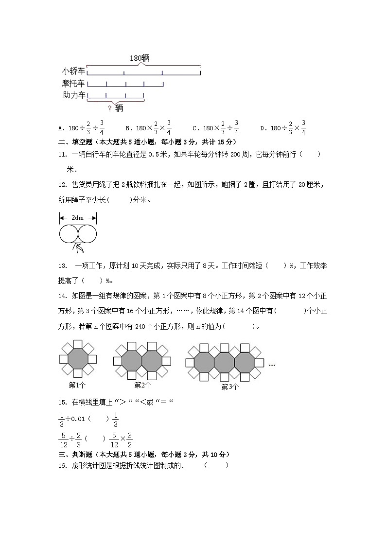 期末综合训练（+试题+）-六年级上册数学人教版第2页