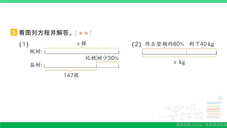 六年级数学上册期末复习第11天列方程解决稍复杂的百分数实际问题作业课件苏教版05