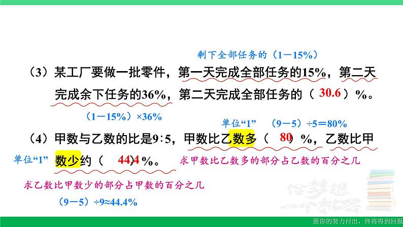 六年级数学上册期末复习期末模拟训练四课件新人教版第3页