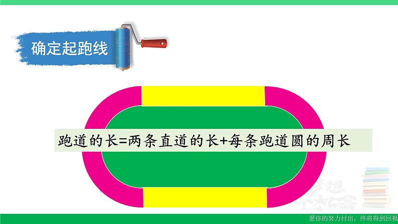 六年级数学上册期末复习10扇形确定起跑线课件新人教版第5页