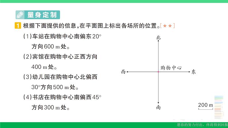 六年级数学上册期末复习第4天位置与方向作业课件新人教版02