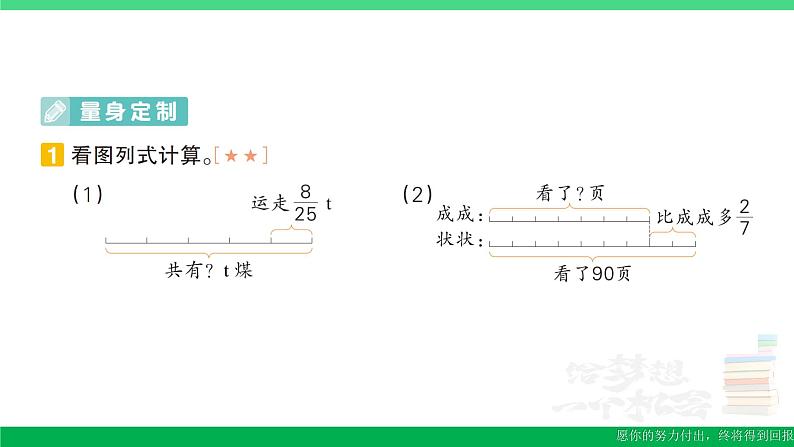 六年级数学上册期末复习第6天用分数除法解决问题作业课件新人教版02