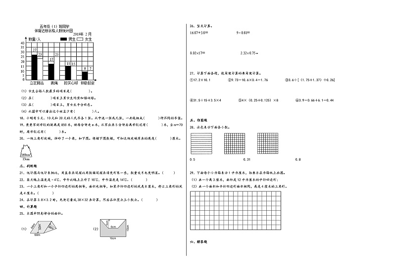 （无锡期末押题）江苏省无锡市2023-2024学年五年级数学上册期末测评·最后一卷A卷（苏教版）02