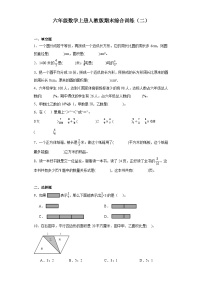 2023-2024学年六年级上学期数学期末综合训练(含答案) (15)