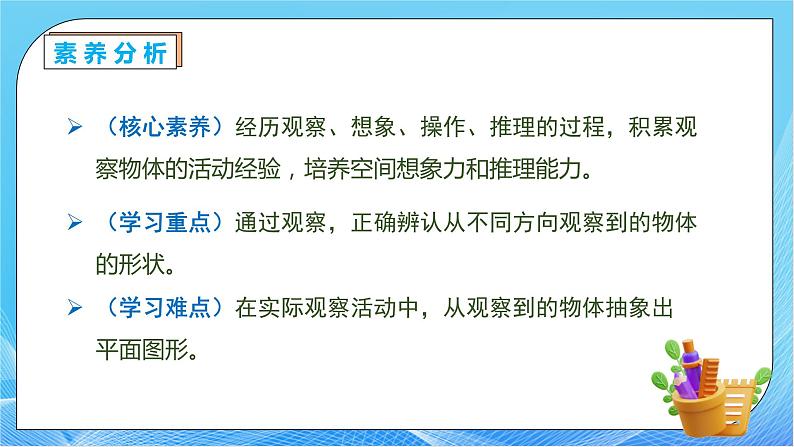 【核心素养】人教数学四下-2.1 从不同位置观察同一物体的形状（课件+教案+学案+作业）05