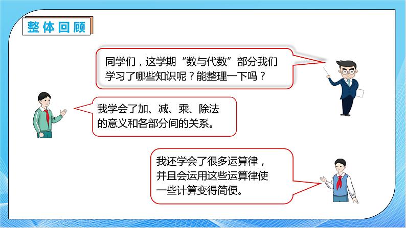 【核心素养】人教数学四下-总复习1.四则运算和运算定律（课件+教案+学案+作业）07