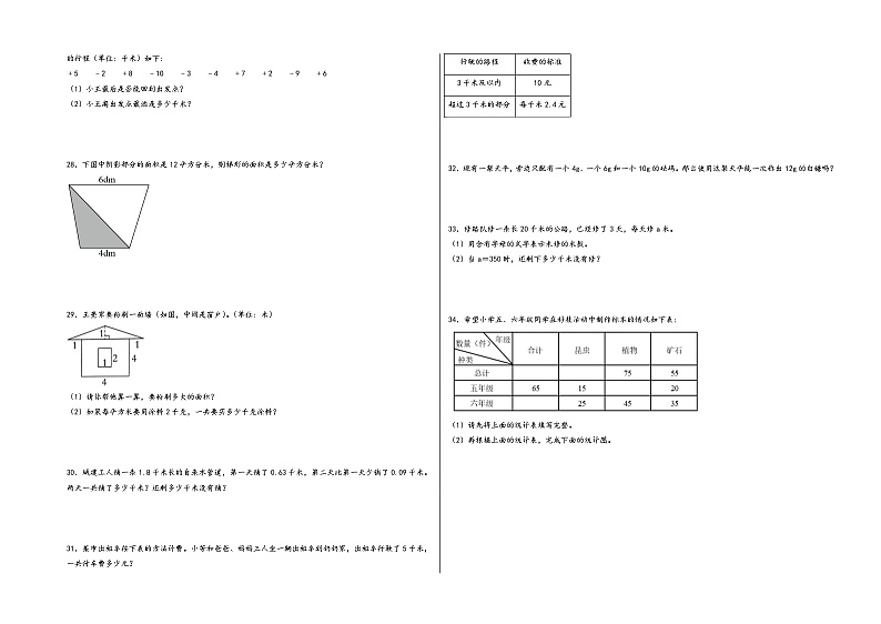 （期末满分押题）期末高频易错题必刷卷-2023-2024学年五年级数学上册期末押题预测卷（苏教版）03