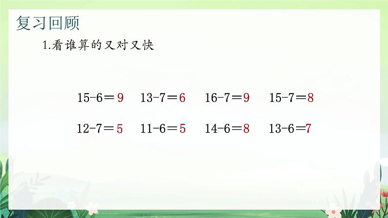 北师大版小学数学1下 一.加与减（一）开会啦.第四课时 课件02