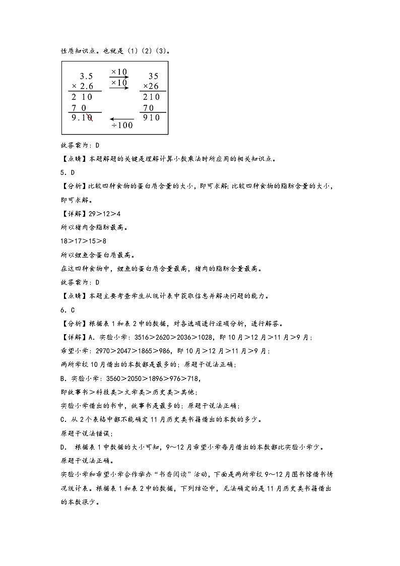 第5-6单元-2023-2024学年五年级数学上册阶段质量检测A卷（答案解析）（苏教版）第2页